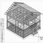 Чертежи и профессиональные советы по строительству двухэтажного каркасного дома